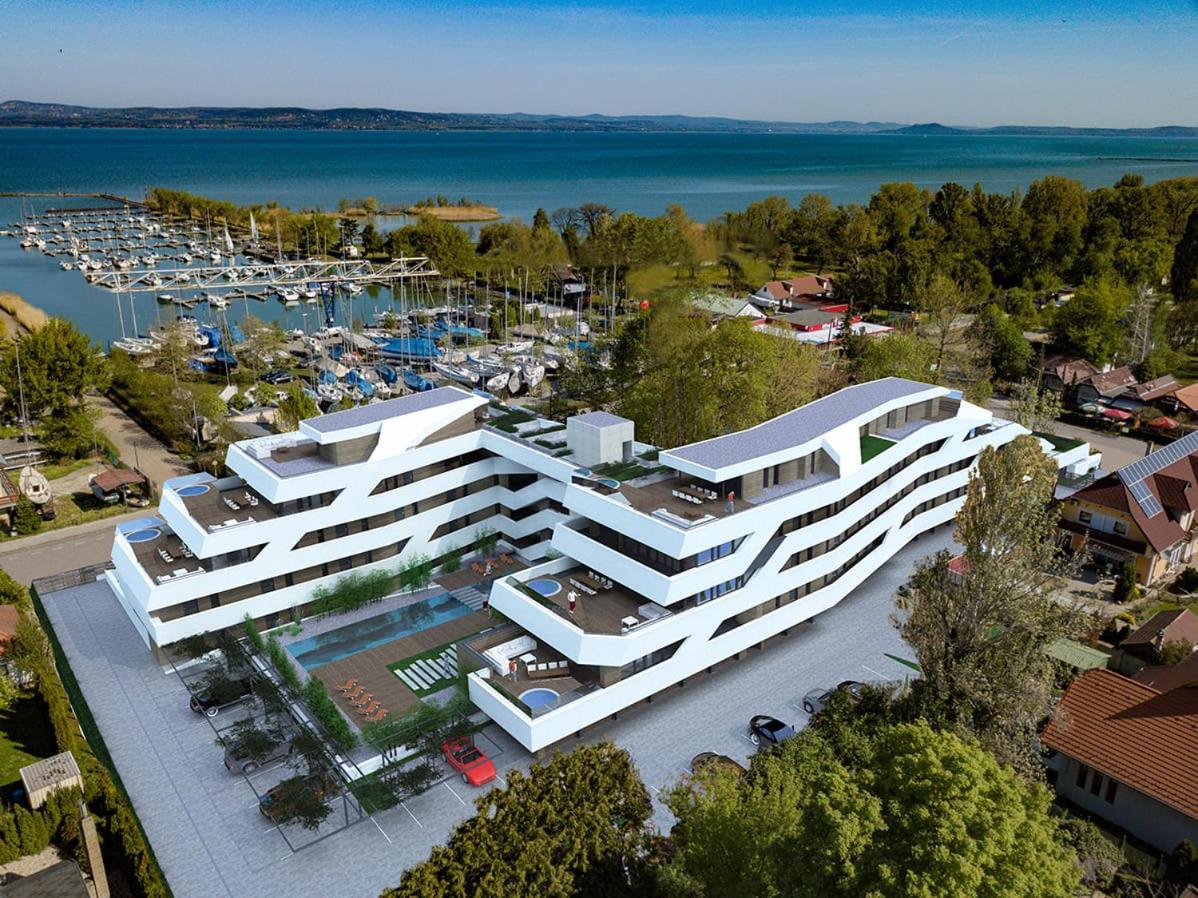 Marina Apartman Hotel Balatonszárszó المظهر الخارجي الصورة